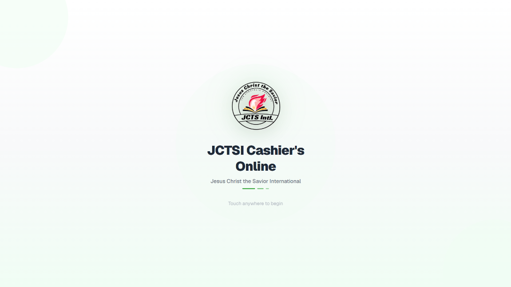 JCTSI Cashier Kiosk cover